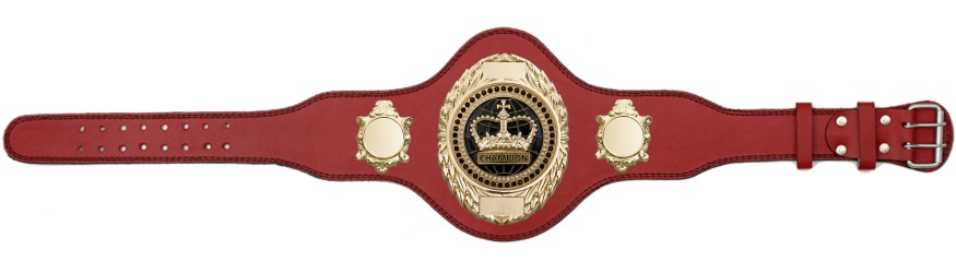 CHAMPIONSHIP BELT - PLT286/G/BLKGEM - AVAILABLE IN 4 COLOURS